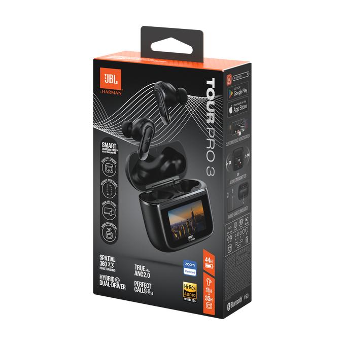 JBL Tour Pro 3 | True Wireless Noise Cancelling earbuds with Smart